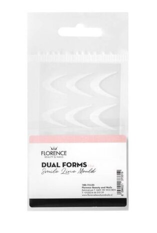 Florence Nails Florence Nails Dual Forms French Smileline Silicone Mould Florence Nails Florence Nails Dual Forms French Smileline Silicone Mould