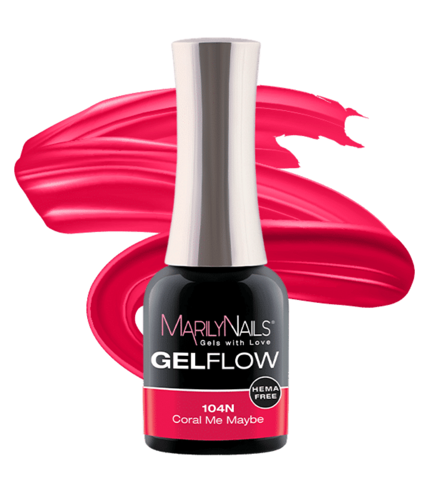 MarilyNails Marily Nails Gelflow #104N Coral Me Maybe 7 ml *momenteel niet leverbaar*