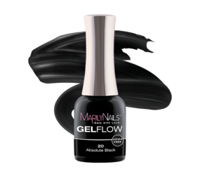MarilyNails Marily Nails Gelflow #20 Absolute Black 7 ml