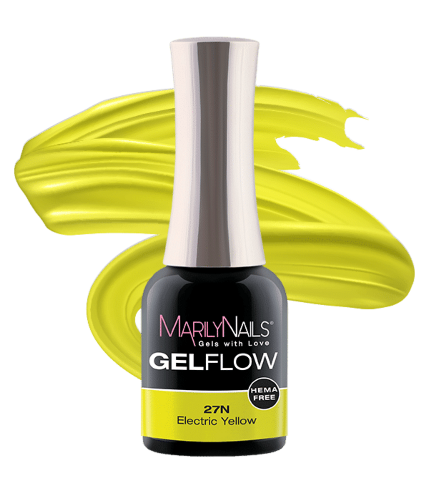 MarilyNails Marily Nails Gelflow #27N Electric Yellow 7 ml