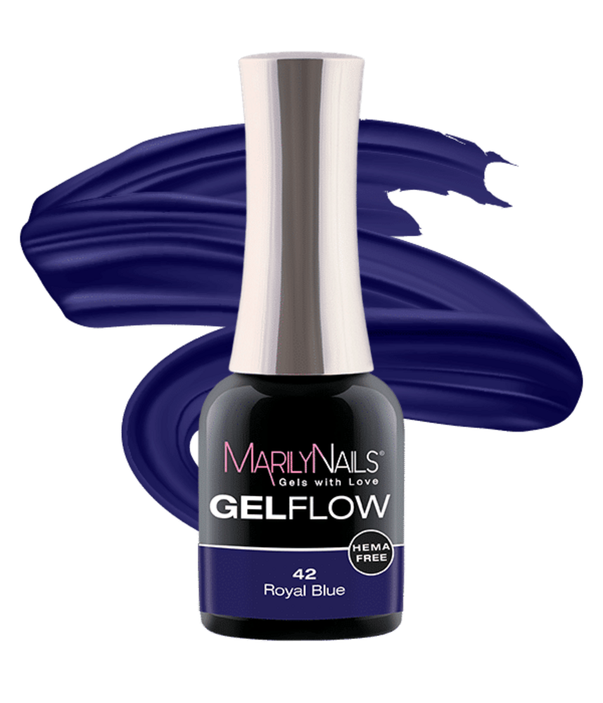 MarilyNails Marily Nails Gelflow #42 Royal Blue 7 ml