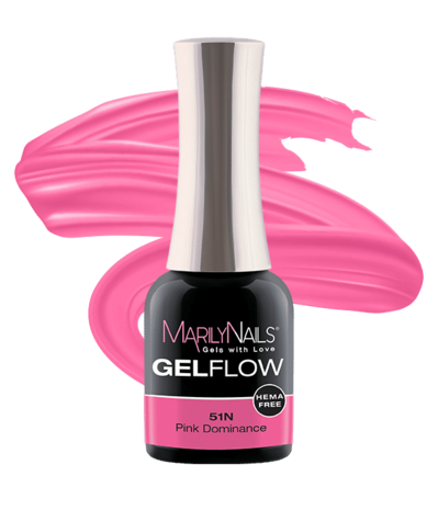MarilyNails Marily Nails Gelflow #51N Pink Dominance 7 ml