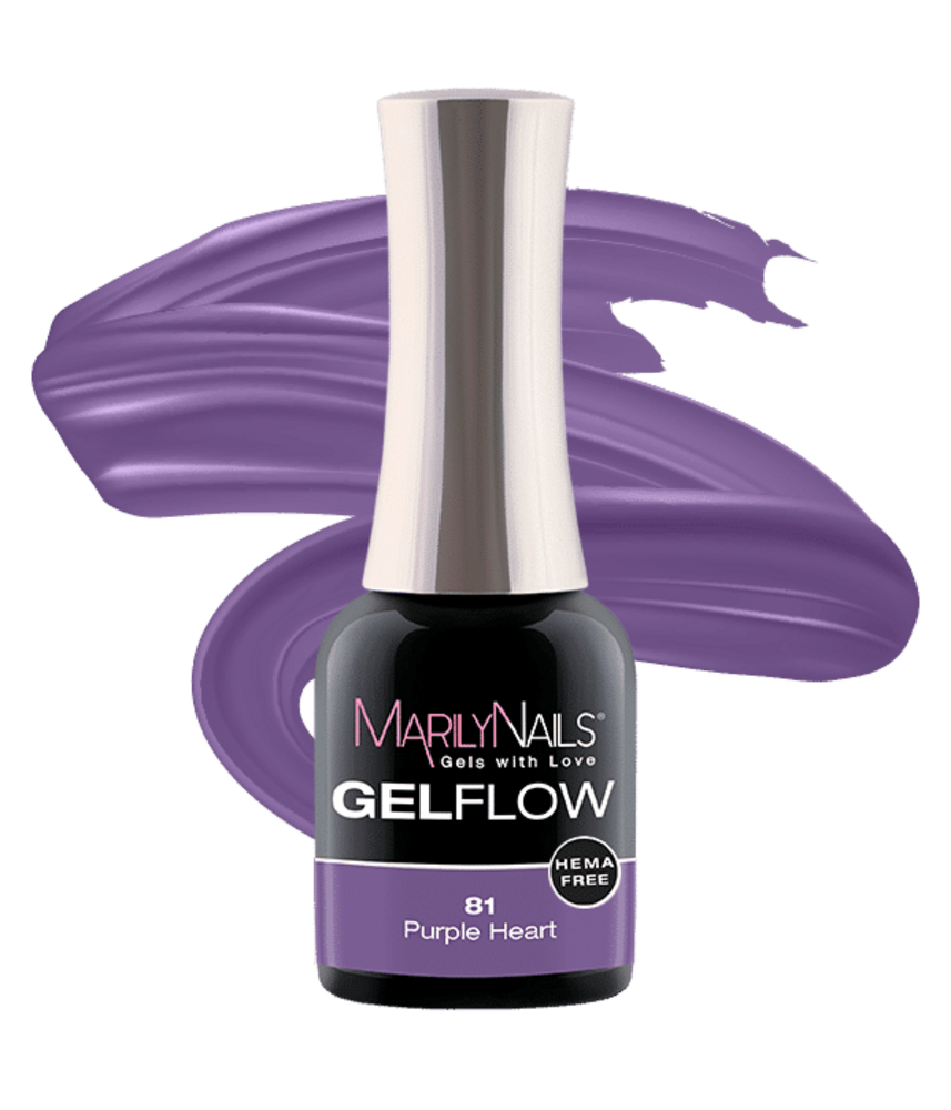 MarilyNails Marily Nails Gelflow #81 Purple Heart 7 ml