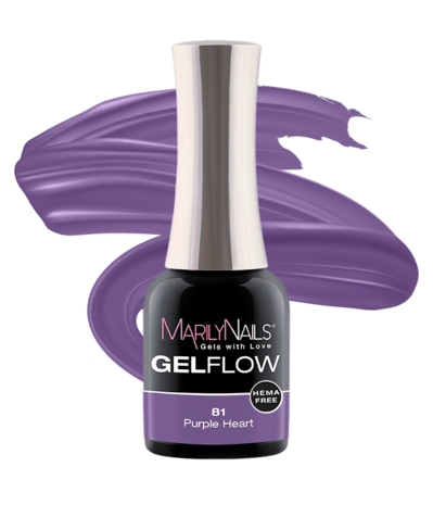 MarilyNails Marily Nails Gelflow #81 Purple Heart 7 ml