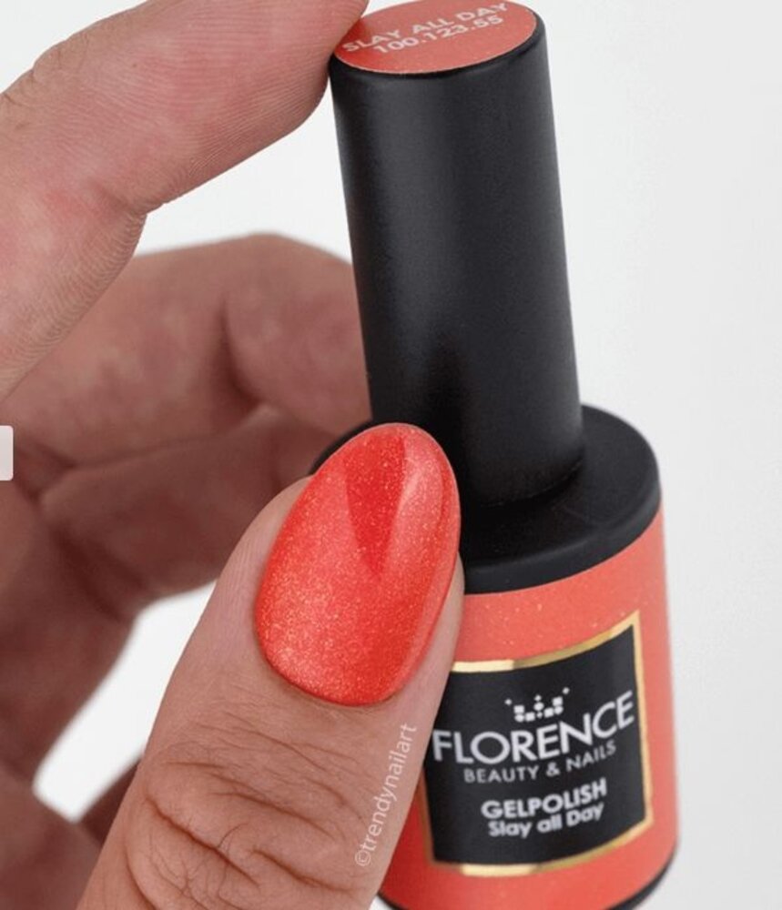 Florence Nails Florence Nails Gelpolish Slay All Day 100.123.55-S TPO/HEMA vrij