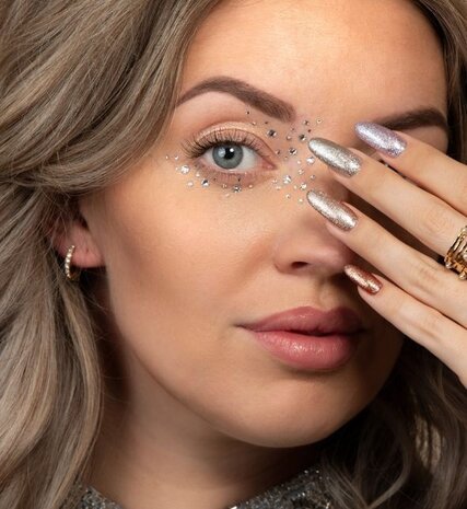 Florence Nails Florence Nails Glitter Gelpolish Platinum Rosé 100.123.104-S - TPO/HEMA vrij Florence Nails Florence Nails Glitter Gelpolish Platinum Rosé 100.123.104-S - TPO/HEMA vrij