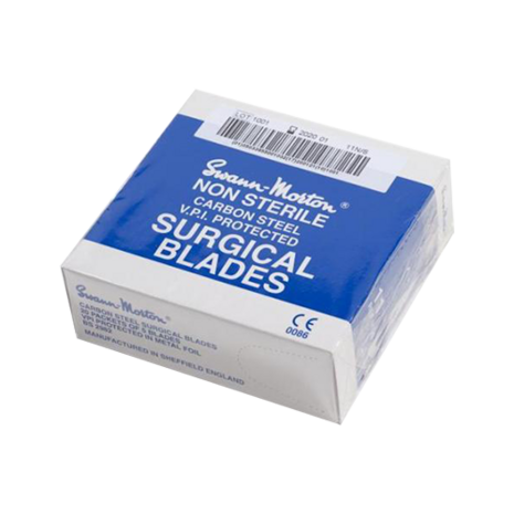 Swann Morton Swann Morton Mesjes Niet Steriel Nr. 10 Blauw - 100 stuks