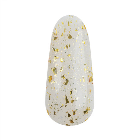Florence Nails Florence Nails Shiny Flakes Gold Top Polish 10 ml