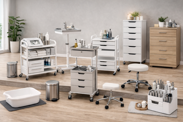 Werktafels & Opslag (Pedicure)