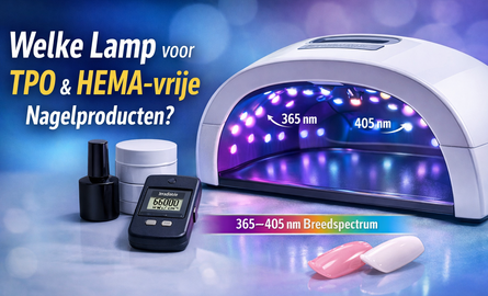 Welke lamp voor TPO & HEMA-vrije nagelproducten?