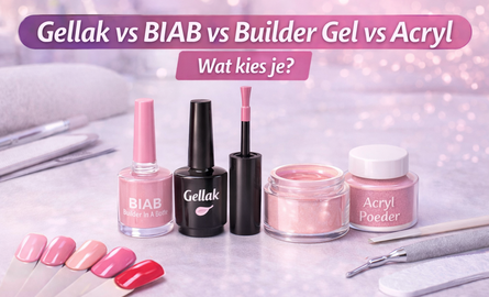 Wat is gellak? En verschil met BIAB, Gel en Acryl?