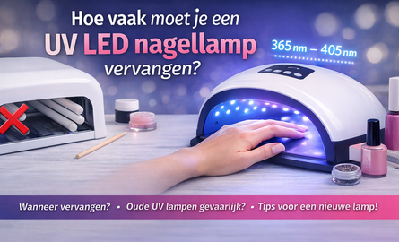 Hoe vaak moet je een UV-LED nagellamp vervangen?