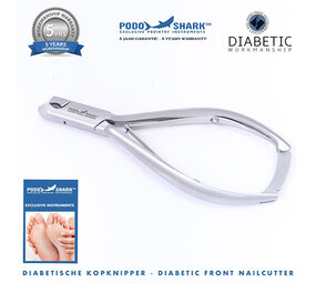 PBP PodoShark HALF MOON Nagel Kopknipper - Diabetic