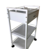 PBP Instrumenten Tafel | Salon Trolley ERNEY met 1 lade + 2 plateau's (inclusief verzending)