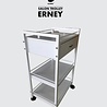 PBP Instrumenten Tafel | Salon Trolley ERNEY met 1 lade + 2 plateau's (inclusief verzending)