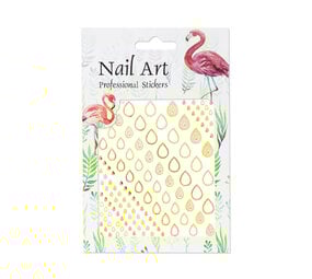 Florence Nails Florence Nails Nailart Sticker 3D Gold Drop