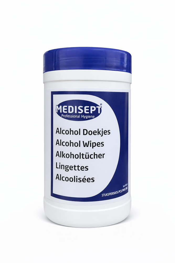 PBP Alcoholdoekjes | Desinfectie Doekjes Dispenser 100 stuks