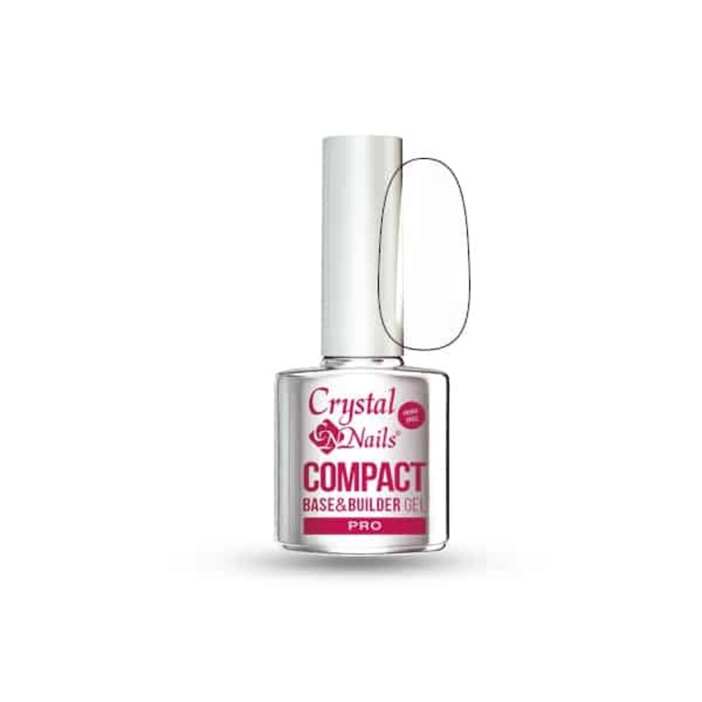 Crystal Nails Crystal Nails Compact PRO Base & Builder Clear 8 ml *binnenkort alleen in 13 ml* OP=OP Crystal Nails Crystal Nails Compact PRO Base & Builder Clear 8 ml *binnenkort alleen in 13 ml* OP=OP
