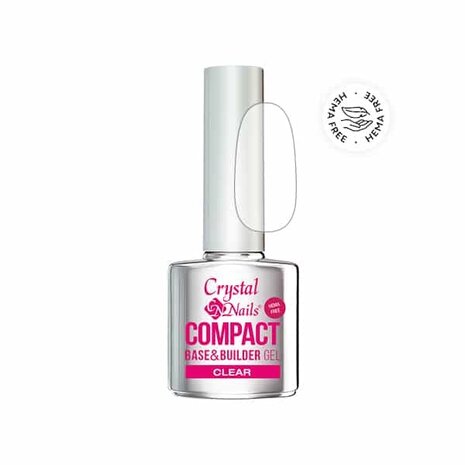 Crystal Nails Crystal Nails Compact Base Gel Clear 8 ml *binnenkort alleen in 13 ml* OP=OP Crystal Nails Crystal Nails Compact Base Gel Clear 8 ml *binnenkort alleen in 13 ml* OP=OP