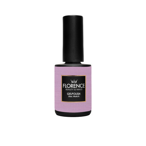 Florence Nails Florence Nails Glitter Gelpolish Lilac Match 100.123.77-S TPO/HEMA vrij