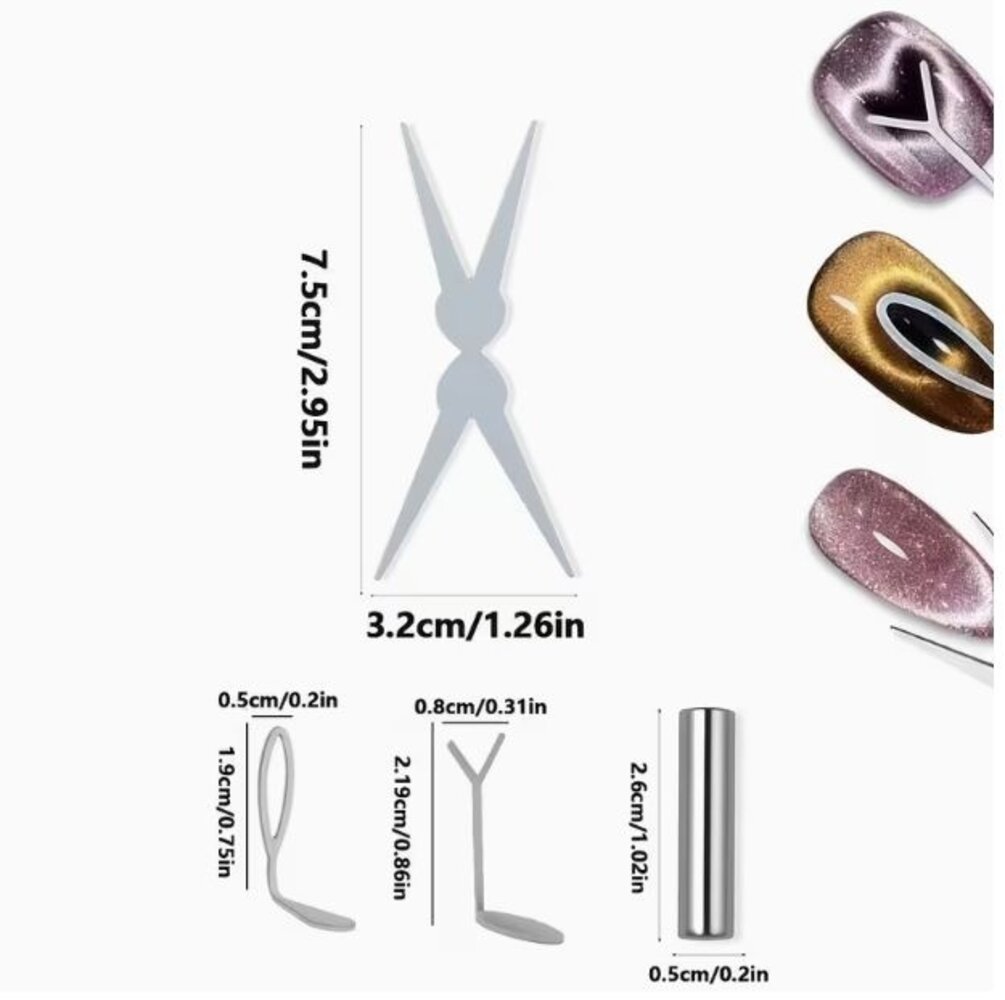 PBP PBP Cat Eye Magneten (4 verschillende stuks) PBP PBP Cat Eye Magneten (4 verschillende stuks)