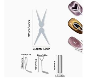 PBP PBP Cat Eye Magneten (4 verschillende stuks) PBP PBP Cat Eye Magneten (4 verschillende stuks)