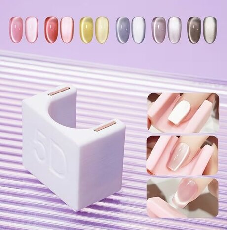 PBP PBP Cat Eye Magneet 5D Wit PBP PBP Cat Eye Magneet 5D Wit