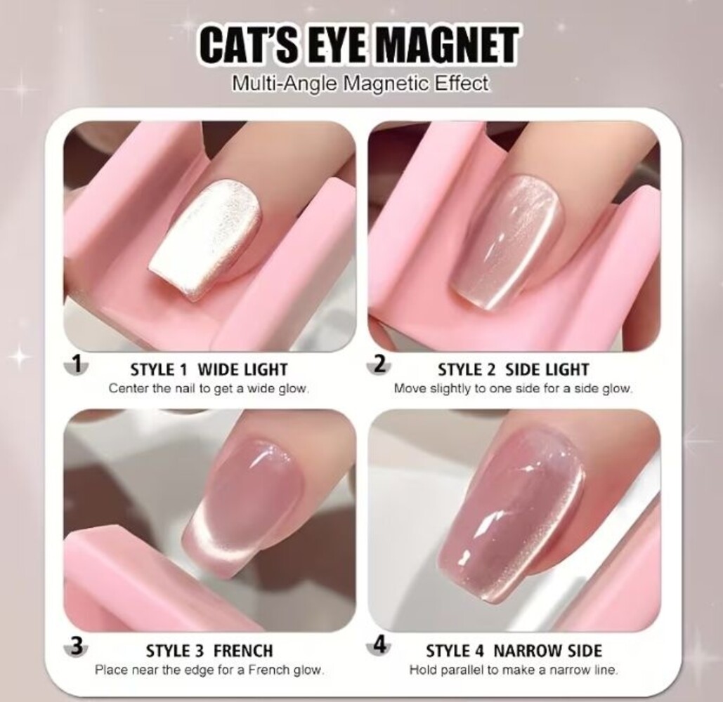 PBP PBP Cat Eye Magneet 5D Wit PBP PBP Cat Eye Magneet 5D Wit