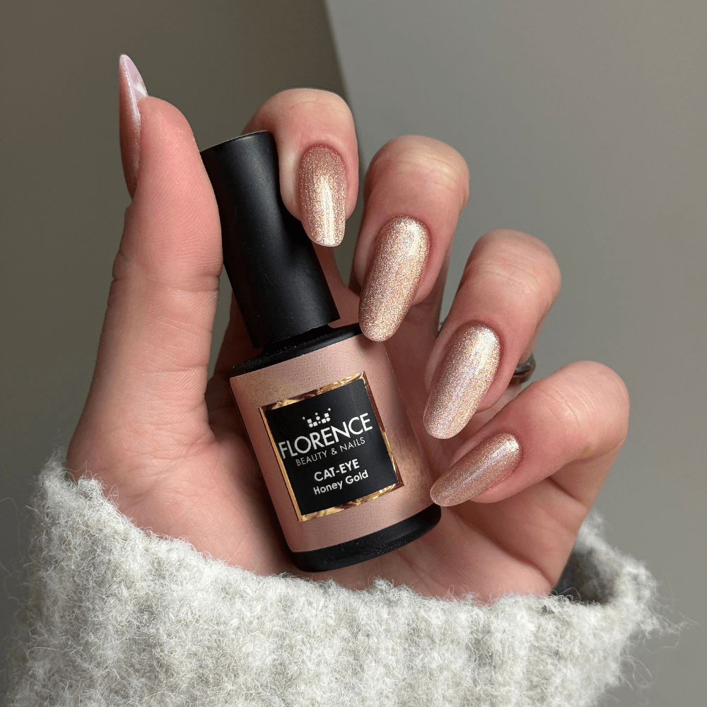 Florence Nails Florence Nails Gelpolish Cat-Eye Honey Gold 100.123.98-S - TPO/HEMA vrij