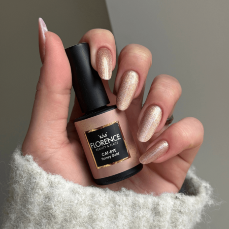 Florence Nails Florence Nails Gelpolish Cat-Eye Honey Gold 100.123.98-S - TPO/HEMA vrij