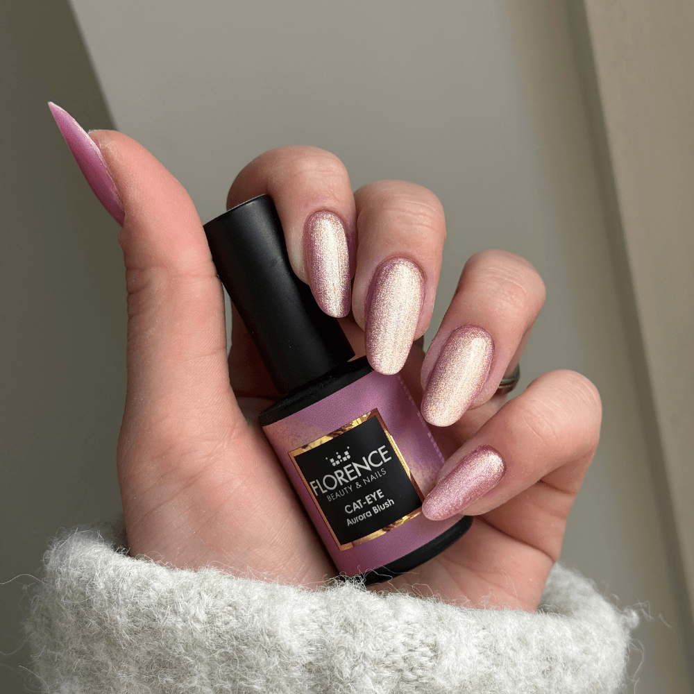 Florence Nails Florence Nails Gelpolish Cat-Eye Aurora Blush 100.123.96- S - TPO/HEMA vrij