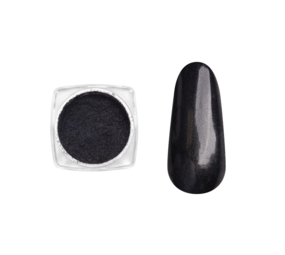 Florence Nails Florence Nails Chrome Powder Midnight Steel Florence Nails Florence Nails Chrome Powder Midnight Steel