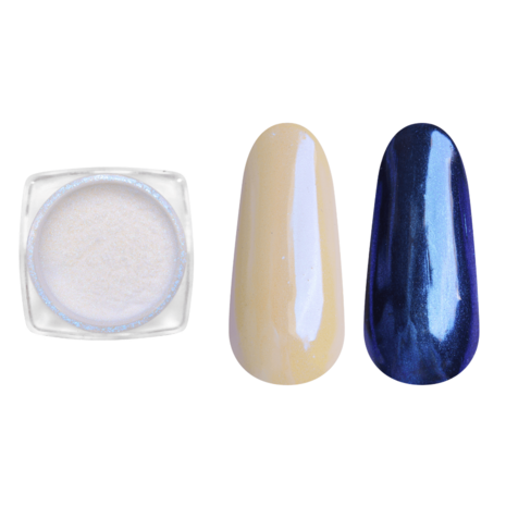 Florence Nails Florence Nails Chrome Powder Ocean Eclipse Florence Nails Florence Nails Chrome Powder Ocean Eclipse