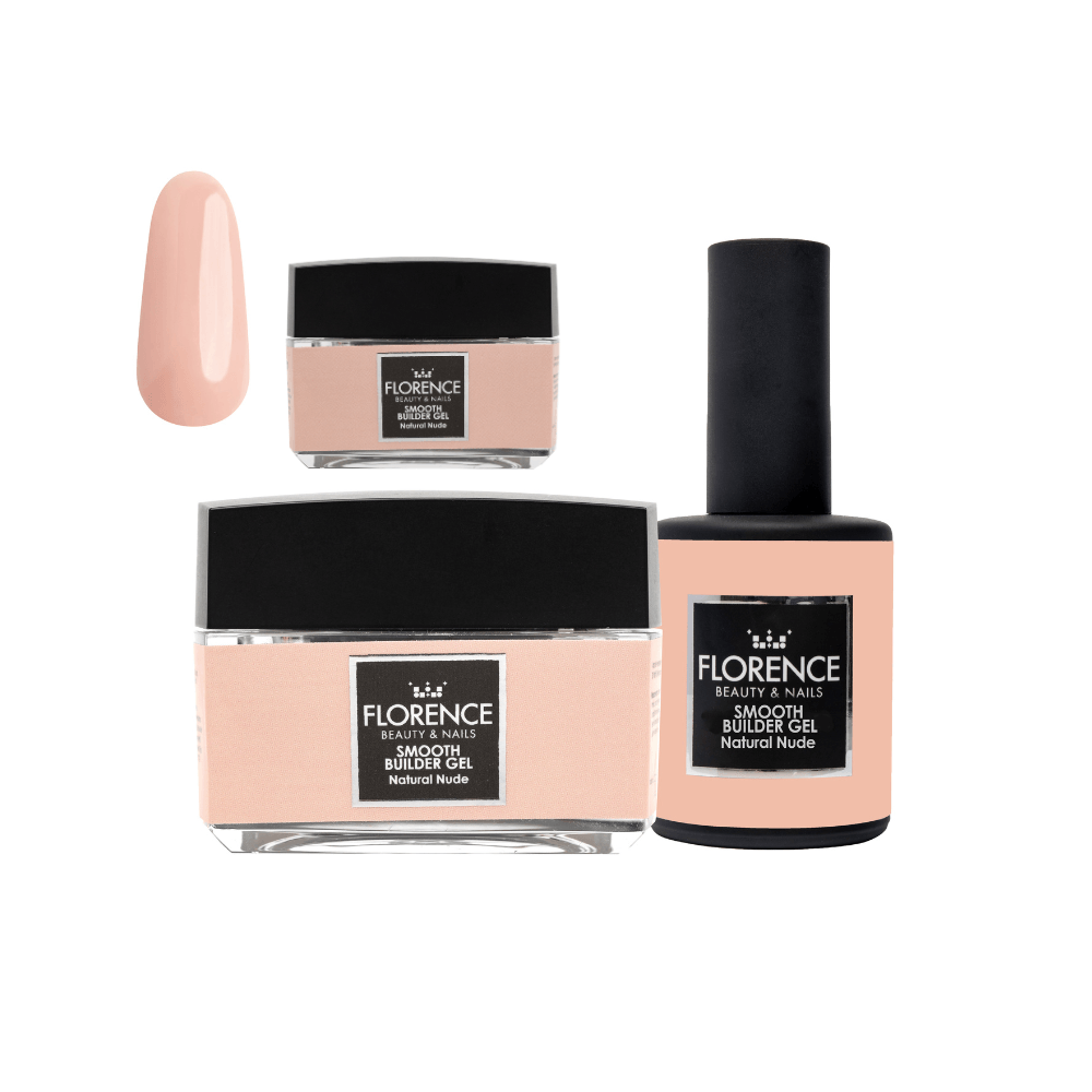 Florence Nails Florence Nails Smooth Builder Gel Natural Nude 10 ml TPO/HEMA vrij Florence Nails Florence Nails Smooth Builder Gel Natural Nude 10 ml TPO/HEMA vrij
