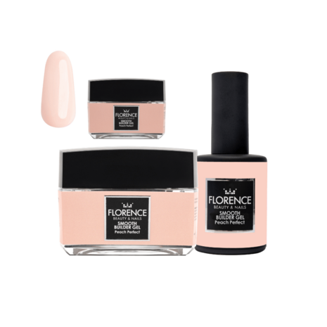 Florence Nails Florence Nails Smooth Builder Gel Peach Perfect 10 ml TPO/HEMA vrij Florence Nails Florence Nails Smooth Builder Gel Peach Perfect 10 ml TPO/HEMA vrij