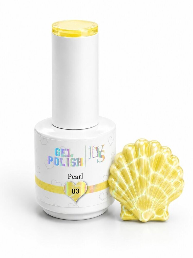 LoveNess #LVS Pearl Gelpolish 03 - Geel Parelmoer 15 ml