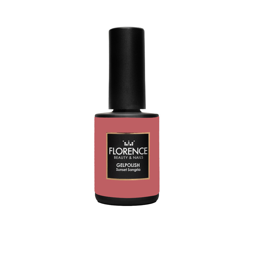 Florence Nails Florence Nails Gelpolish Sunset Sangria 10 ml 100.124.392-S TPO/HEMA vrij Florence Nails Florence Nails Gelpolish Sunset Sangria 10 ml 100.124.392-S TPO/HEMA vrij
