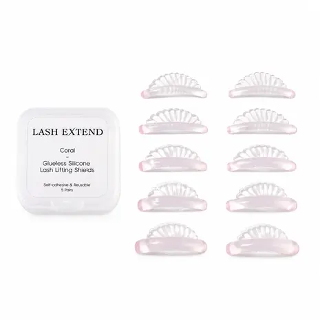 Lash eXtend Lash eXtend  CORAL Glueless Silicone Lash Lifting Shields