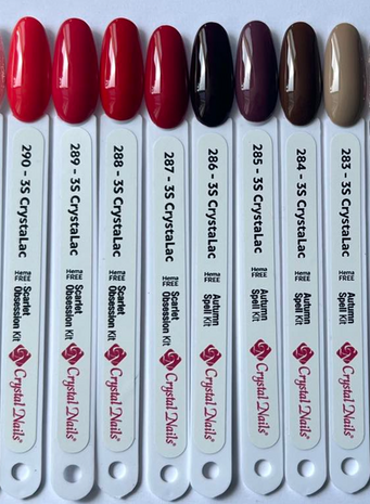 Crystal Nails Crystal Nails 3 step Crystalac 3S285 Deep Plum Inspired Shape 8 ml TPO/HEMA vrij