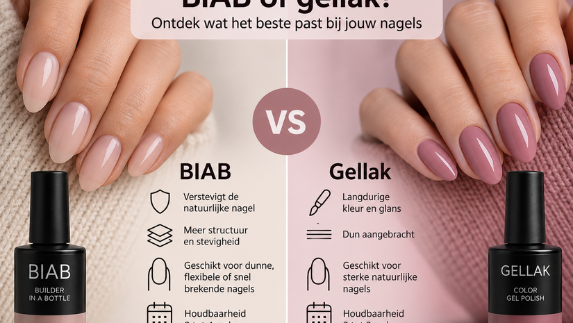 Wat is het verschil tussen BIAB en gellak?