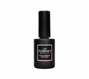Florence Nails Florence Nails Holo Rainbow Top Polish 10 ml TPO/HEMA vrij Florence Nails Florence Nails Holo Rainbow Top Polish 10 ml TPO/HEMA vrij