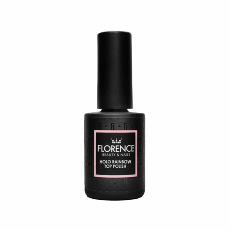 Florence Nails Florence Nails Holo Rainbow Top Polish 10 ml TPO/HEMA vrij Florence Nails Florence Nails Holo Rainbow Top Polish 10 ml TPO/HEMA vrij