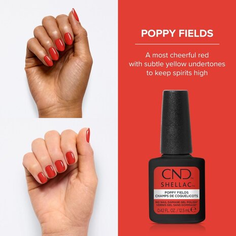 CND CND™ SHELLAC™ Poppy Fields #398 - 12,5 ml CND CND™ SHELLAC™ Poppy Fields #398 - 12,5 ml