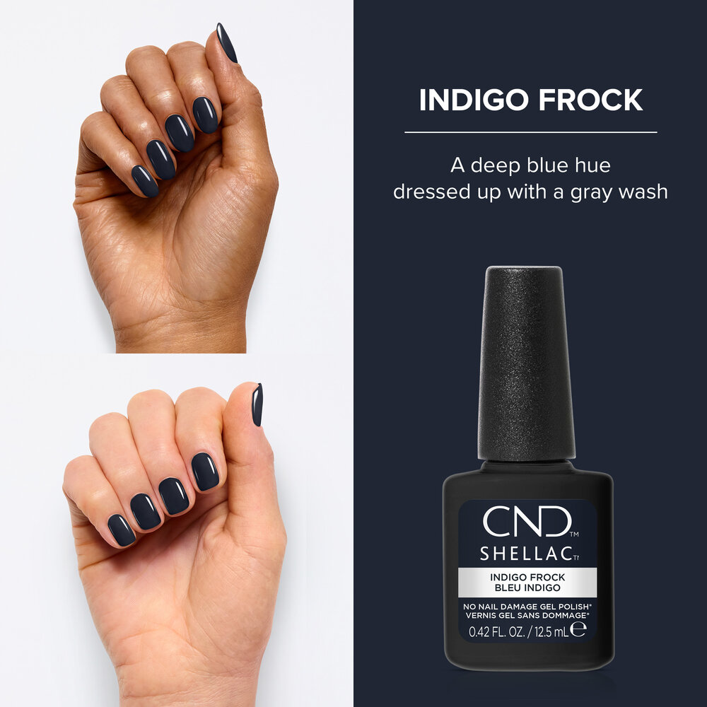 CND CND™ SHELLAC™ Indigo Frock #176 - 12,5 ml *beperkt leverbaar*