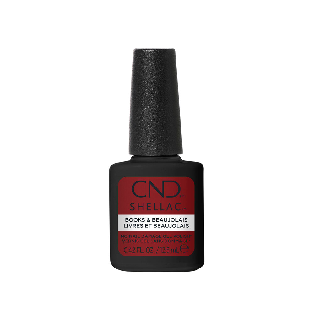 CND CND™ SHELLAC™ Books & Beaujolais 12,5 ml *beperkt leverbaar* CND CND™ SHELLAC™ Books & Beaujolais 12,5 ml *beperkt leverbaar*