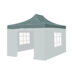 Lizzely Garden & Living Dak Easy up grijs 3x4,5m luxe partytent Lizzely Garden & Living Dak Easy up grijs 3x4,5m luxe partytent