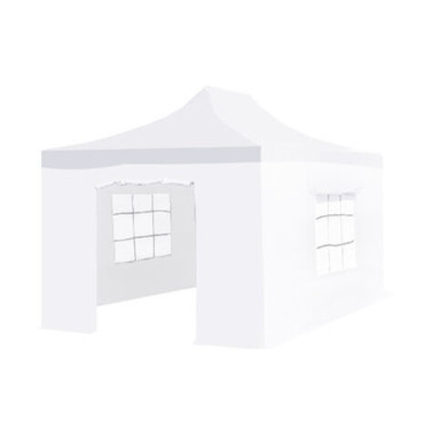 Lizzely Garden & Living Dak Easy up wit 3x4,5m luxe partytent Lizzely Garden & Living Dak Easy up wit 3x4,5m luxe partytent