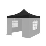 Lizzely Garden & Living Dak Easy up zwart 3x3m luxe partytent Lizzely Garden & Living Dak Easy up zwart 3x3m luxe partytent