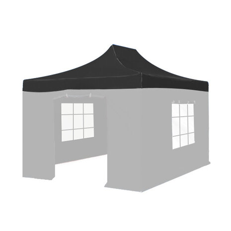 Lizzely Garden & Living Dak Easy up zwart 3x4,5m luxe partytent Lizzely Garden & Living Dak Easy up zwart 3x4,5m luxe partytent