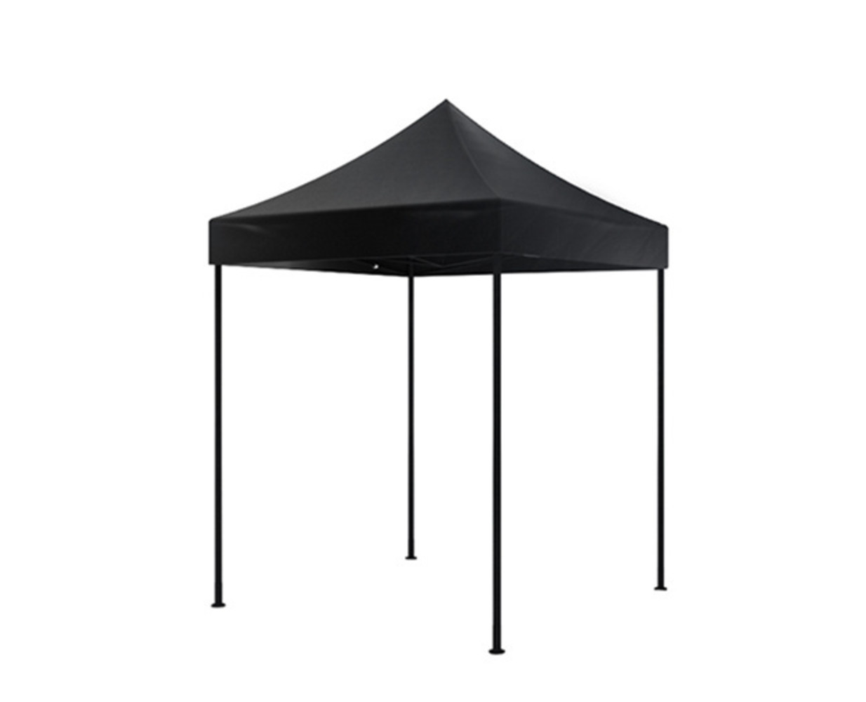 Easy up 2x2m zwart luxe partytent opvouwbaar Easy up 2x2m zwart luxe partytent opvouwbaar